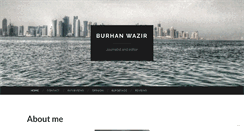 Desktop Screenshot of burhanwazir.com