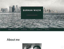 Tablet Screenshot of burhanwazir.com
